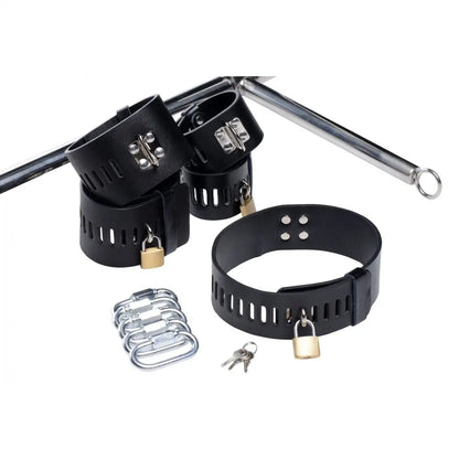 Imprisoned Metal Stockade with Dildo BDSM Furniture Bondage Sex Dungeon  Dungeon Furniture and Accessories