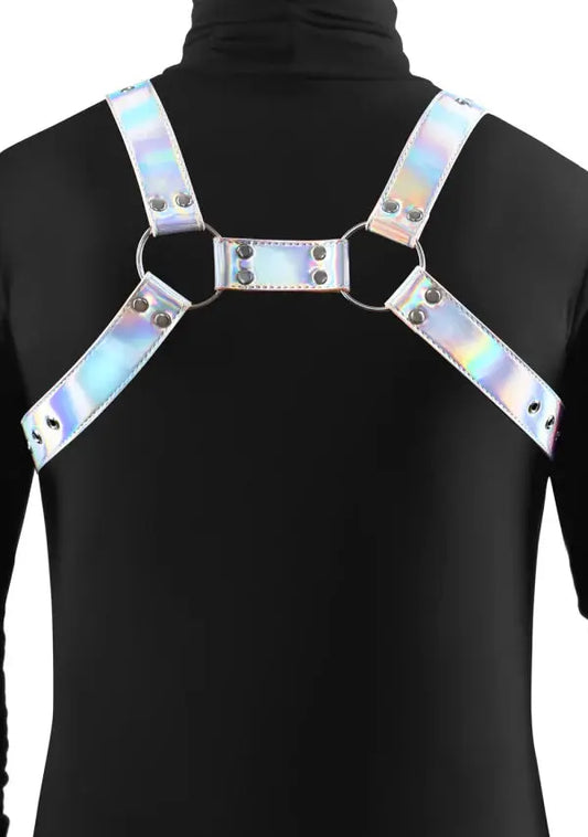 Iridescent Bondage Harness - Cosmo Chest Harness Rogue L/XL  Harnesses