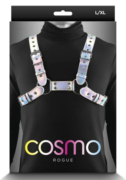 Iridescent Bondage Harness - Cosmo Chest Harness Rogue L/XL  Harnesses