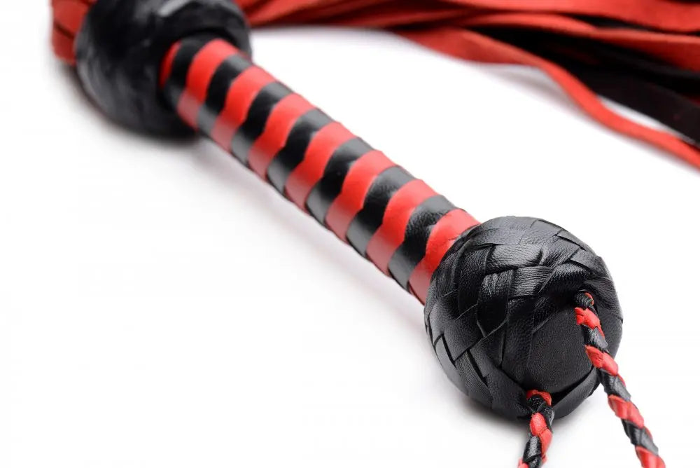 Isabella Sinclaire Black and Red Suede Flogger  Flogger