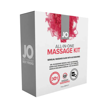 JO All-In-One Massage Glide Kit  - Warming - Romance Gift Set  Lubes, Lotions and Accessories