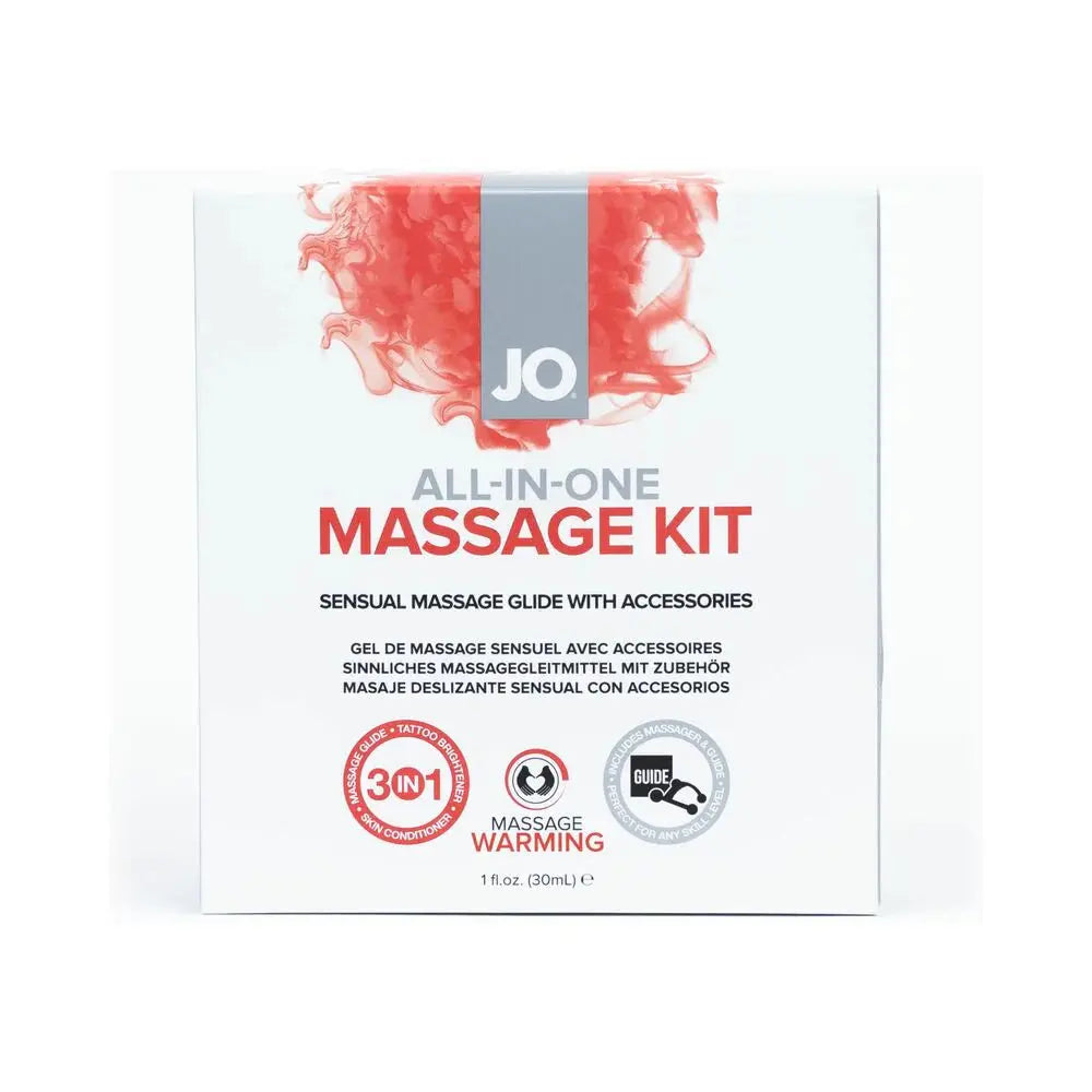 JO All-In-One Massage Glide Kit  - Warming - Romance Gift Set  Lubes, Lotions and Accessories