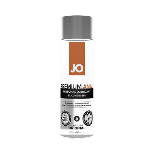 JO Anal Lube Premium Silicone Lube 8oz  Silicone Lube