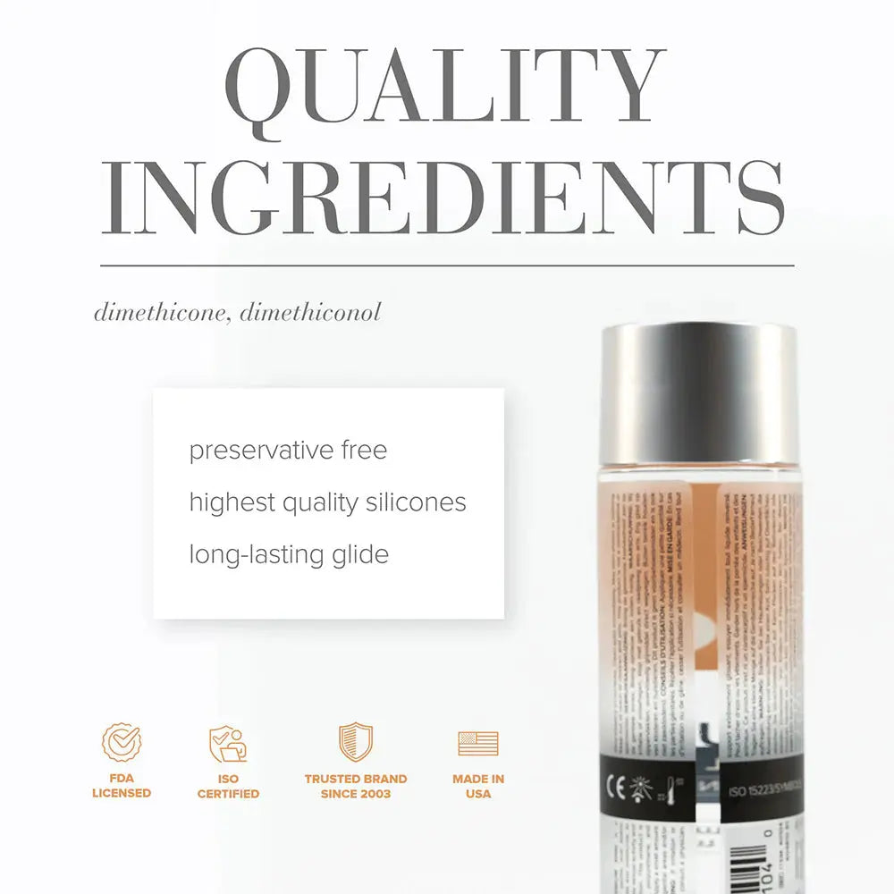 JO Anal Lube Premium Silicone Lube 8oz  Silicone Lube