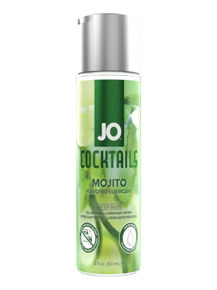 JO Cocktails - Mojito Flavored Lubricant - 2 floz 60 mL  Lubes, Lotions and Accessories