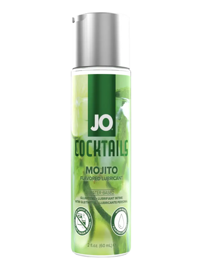 JO Cocktails - Mojito Flavored Lubricant - 2 floz 60 mL  Lubes, Lotions and Accessories