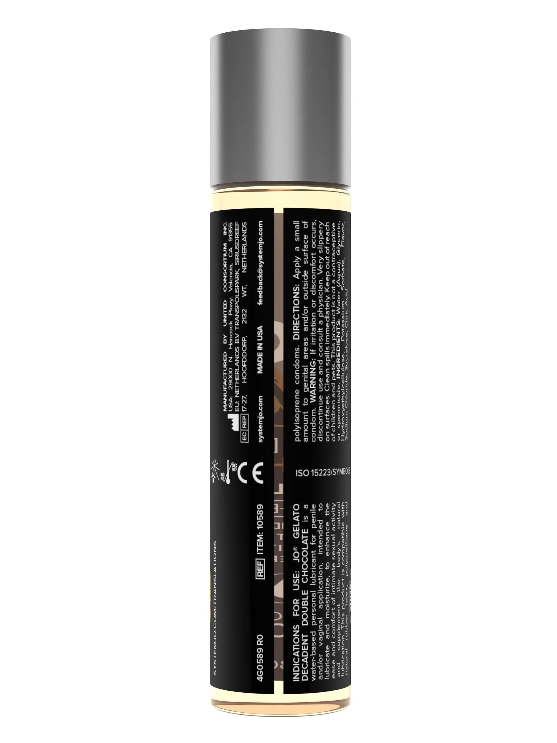 JO Gelato - Decadent Double Chocolate - Lubricant 1 floz / 30 mL  Other