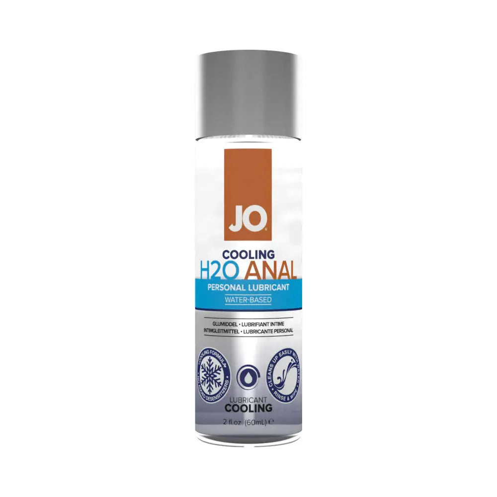 JO H2O Anal Cooling Lubricant 2 fl oz  Water-Based Lube