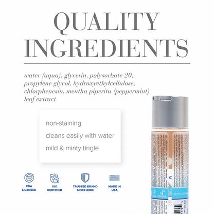 JO H2O Anal Cooling Lubricant 4 fl oz  Water-Based Lube