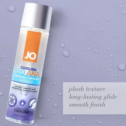 JO H2O Anal Cooling Lubricant 4 fl oz  Water-Based Lube