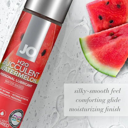 JO H2O Succulent Watermelon Flavored Water-Based Lubricant 4 oz.  Flavored Lube