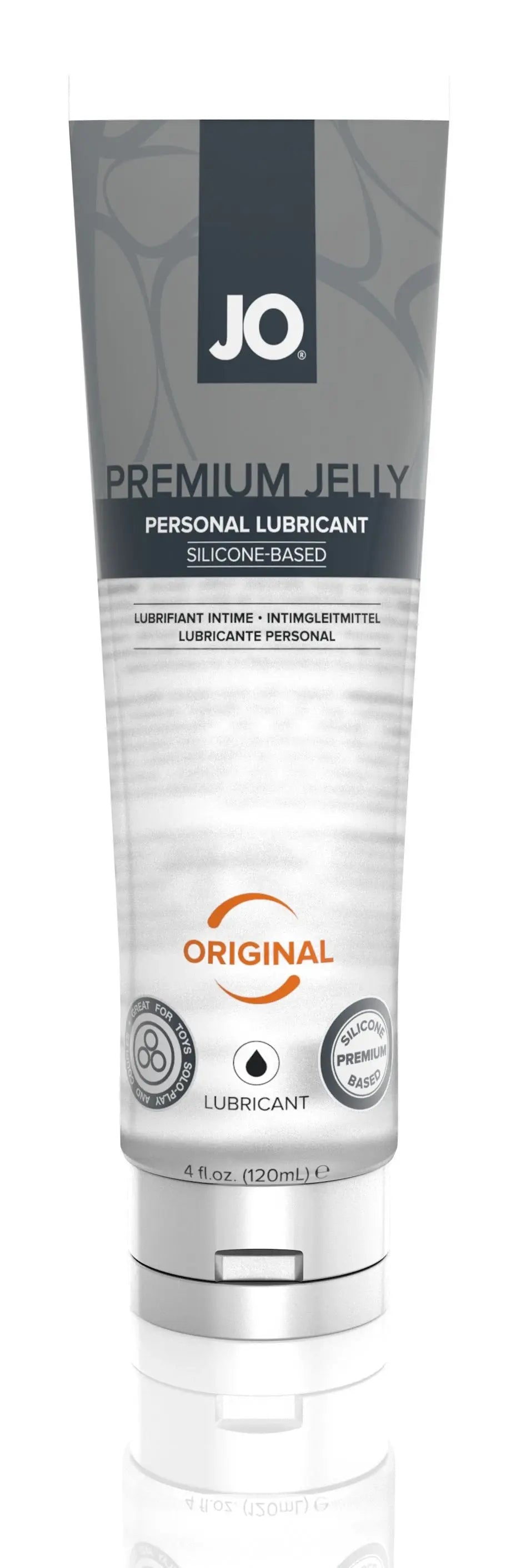 JO Premium Silicone Jelly - Original -4 fl oz/120mL  Lubes, Lotions and Accessories