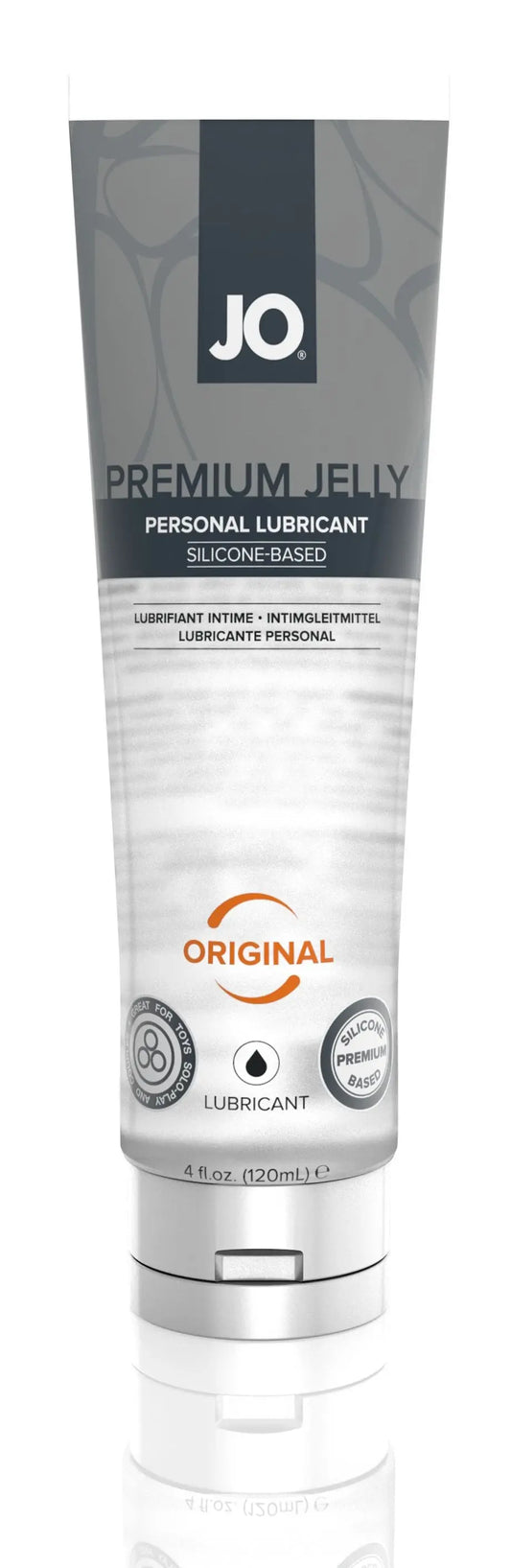 JO Premium Silicone Jelly - Original -4 fl oz/120mL  Lubes, Lotions and Accessories