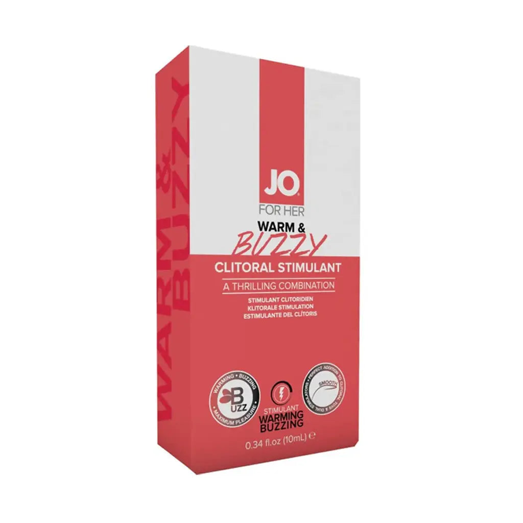 JO Warm & Buzzy - Original - Stimulant 0.34 floz / 10 mL  Lubes, Lotions and Accessories