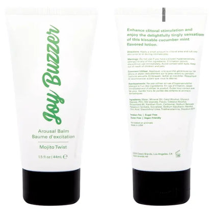 JOY BUZZER Clitoral Arousal Balm - Mojito Twist 1.5oz | 44mL  Lubes, Lotions and Accessories