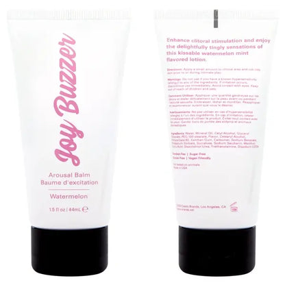 JOY BUZZER Clitoral Arousal Balm - Watermelon 1.5oz | 44mL  Lubes, Lotions and Accessories