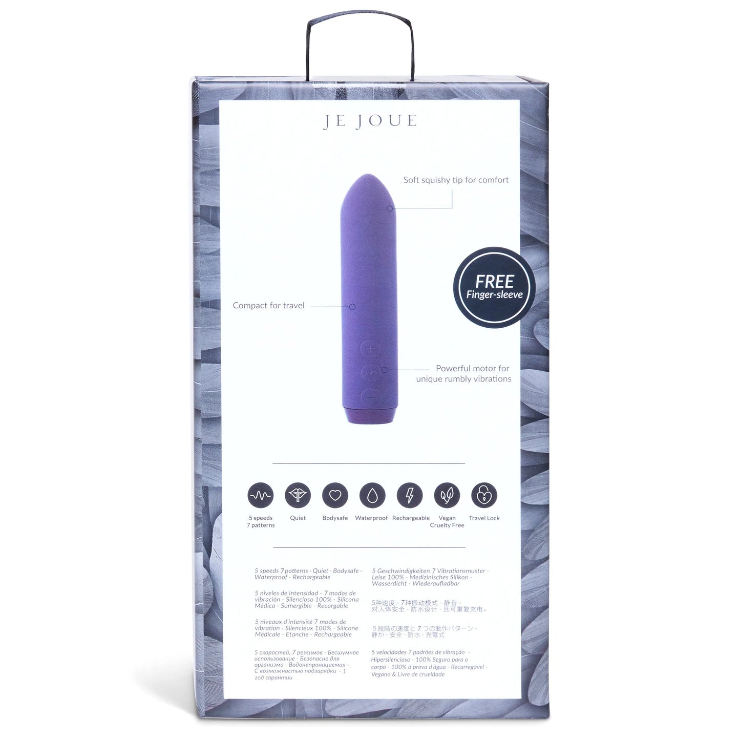 Je Joue Classic Rechargeable Bullet Vibrator Purple  Vibrators