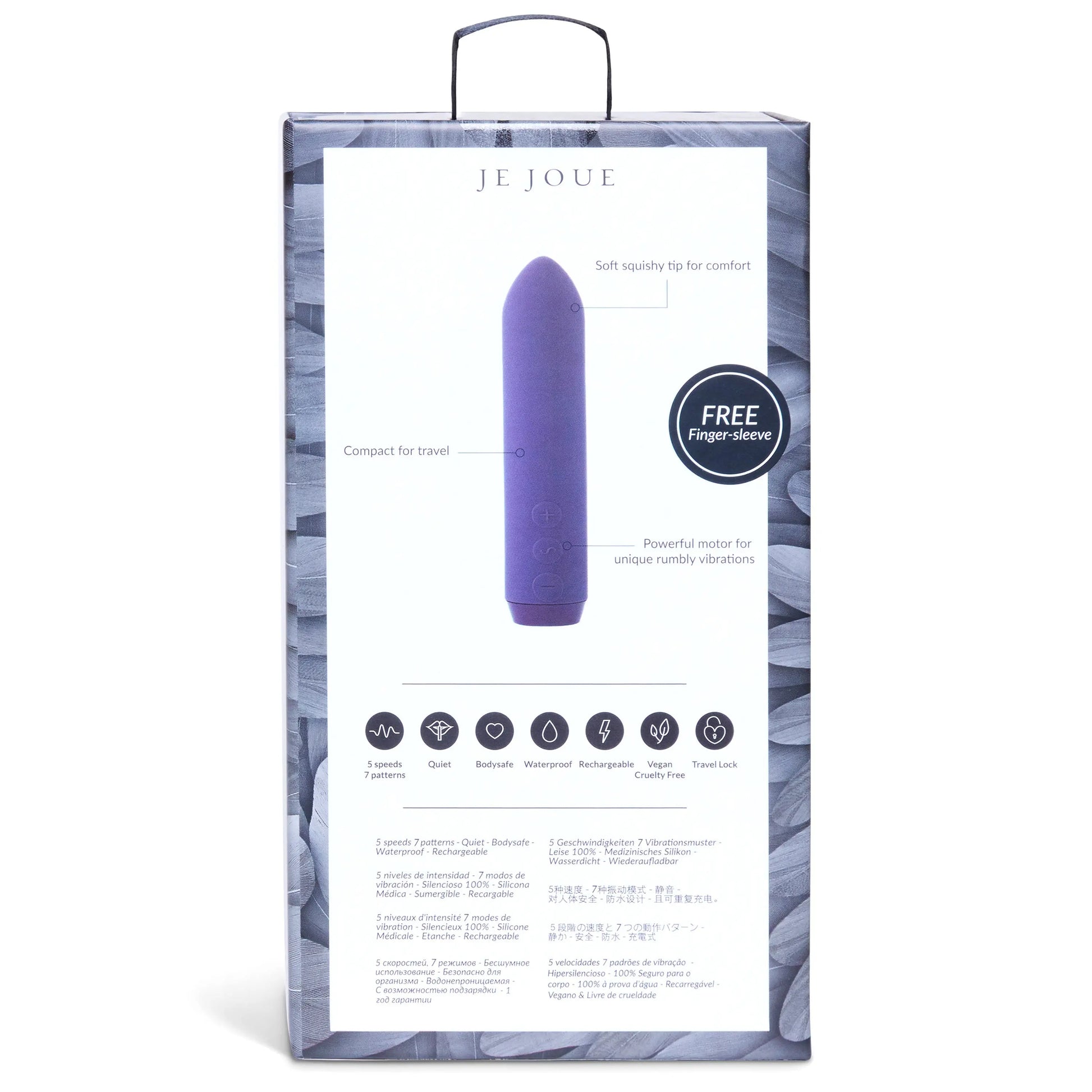 Je Joue Classic Rechargeable Bullet Vibrator Purple  Vibrators