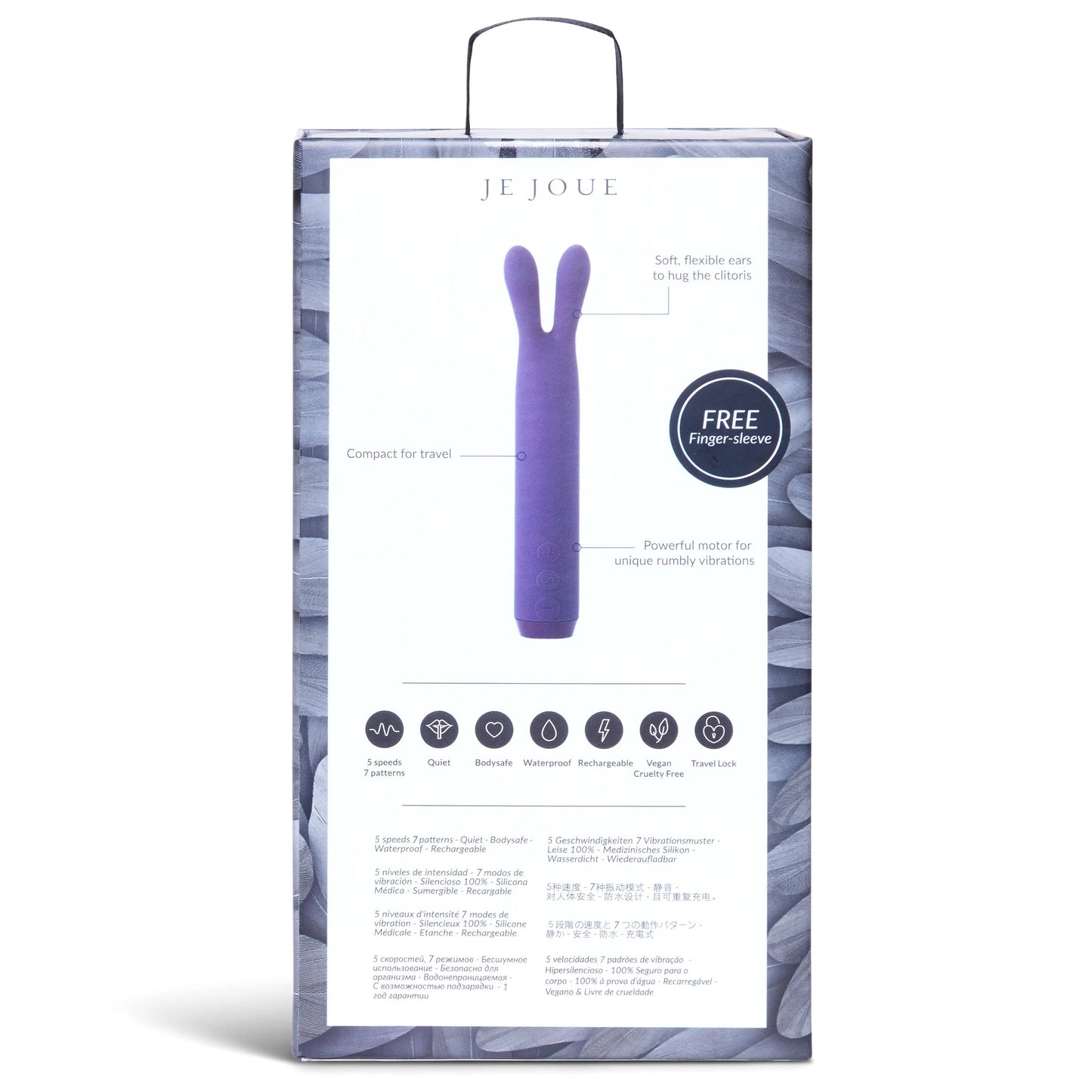 Je Joue Rabbit Bullet Vibrator Purple  Rabbit Vibrators