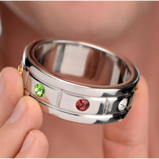 Jeweled Metal Cock Ring Sex Toy - 1.95 Inch  Cock Rings