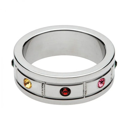 Jeweled Metal Cock Ring Sex Toy - 1.95 Inch  Cock Rings