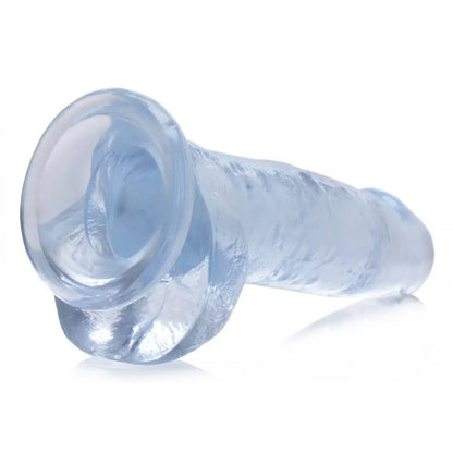 Jock C-Thru Dildo with Balls - 8 Inch  Suction Cup Dildos