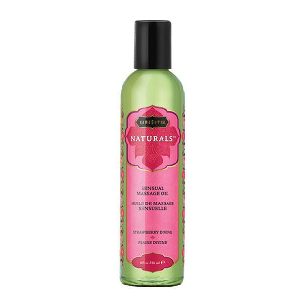 Naturals Massage Oil Strawberry Dreams (8oz) 