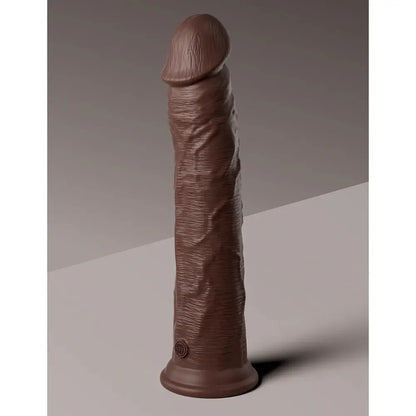 King Cock Elite 11 in. Silicone Realistic Dildo Sex Toy With Suction Cup Brown  Realistic Dildos