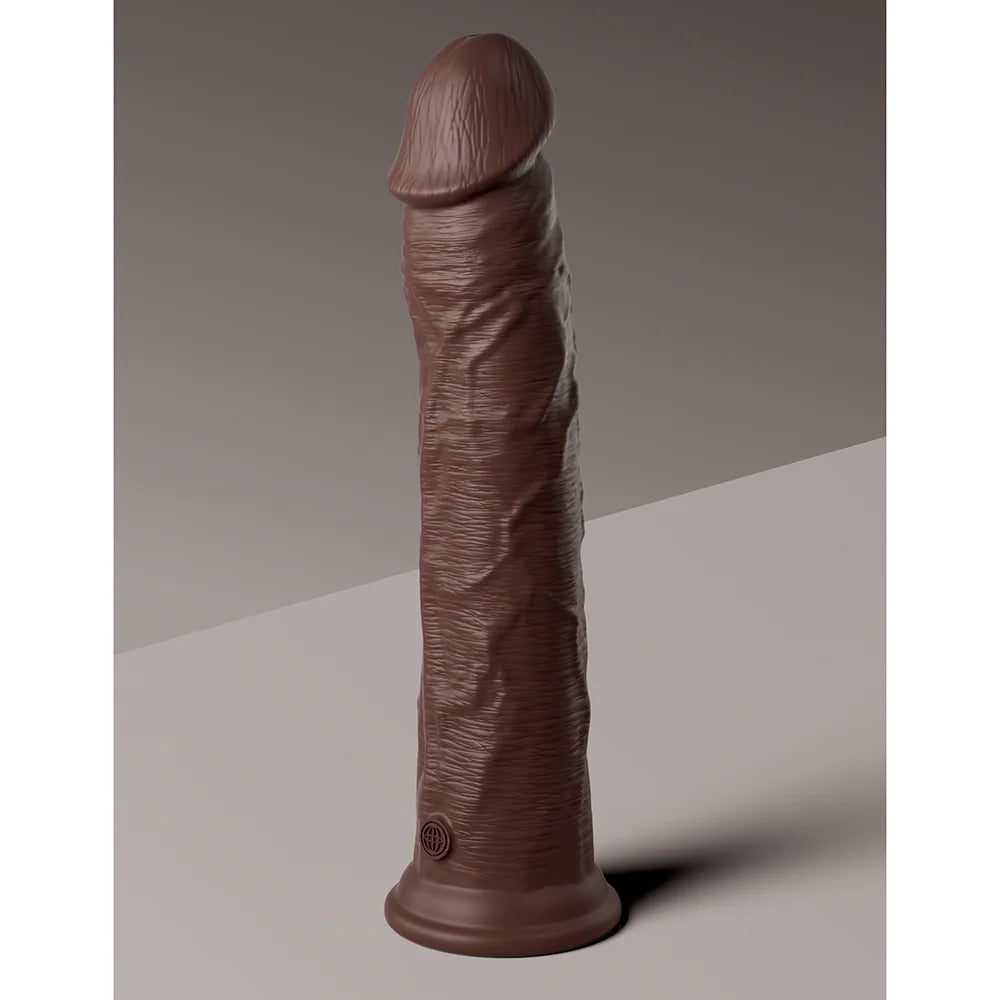 King Cock Elite 11 in. Silicone Realistic Dildo Sex Toy With Suction Cup Brown  Dildos