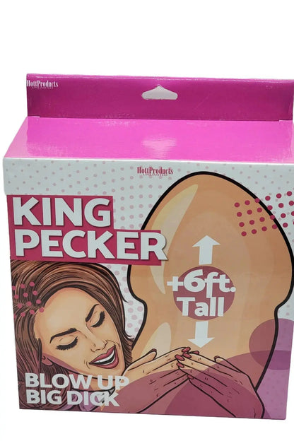 King Pecker- 6-Foot Giant Inflatable Penis  Bachelorette - Party Supplies