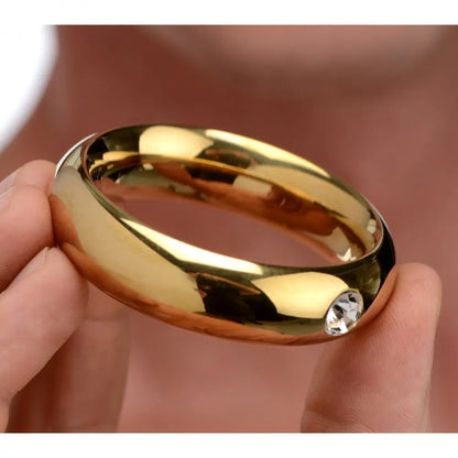 Kings Diamond Crown Gold Stainless Steel Cock Ring Sex Toy - 1.75 Inch  Cock Rings