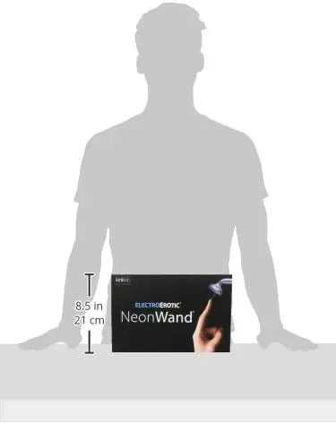 KinkLab Neon Wand Electrosex Kit ( White handle/Purple Elec)  Fetish - ElectroStim