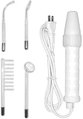 KinkLab Neon Wand Electrosex Kit ( White handle/Purple Elec)  Fetish - ElectroStim