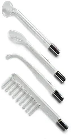 KinkLab Neon Wand Electrosex Kit ( White handle/Purple Elec)  Fetish - ElectroStim