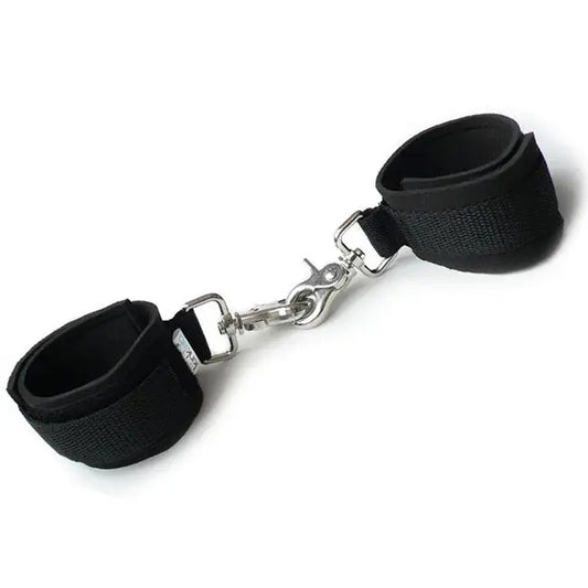 Kinklab Neoprene Black on Black Cuffs  Fetish - Cuffs & Restraints