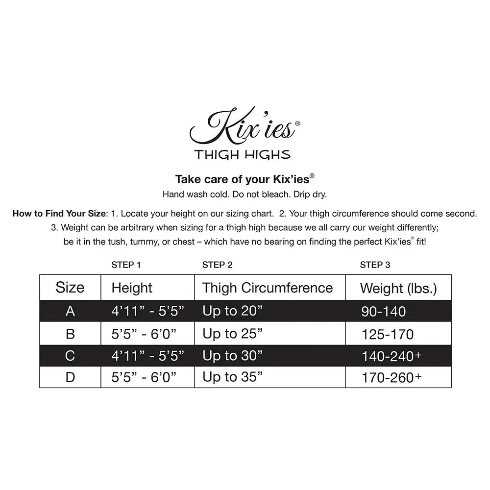 Kixies Mardi Gras Fishnet Thigh High Tan Size B  Lingerie - Stockings & Leggings