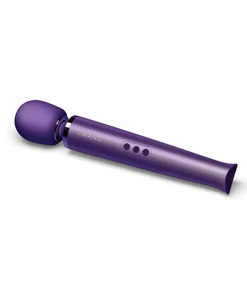 LE Wand Rechargeable Vibrating Wand Massager Sex Toy - Purple  Wand Vibrator