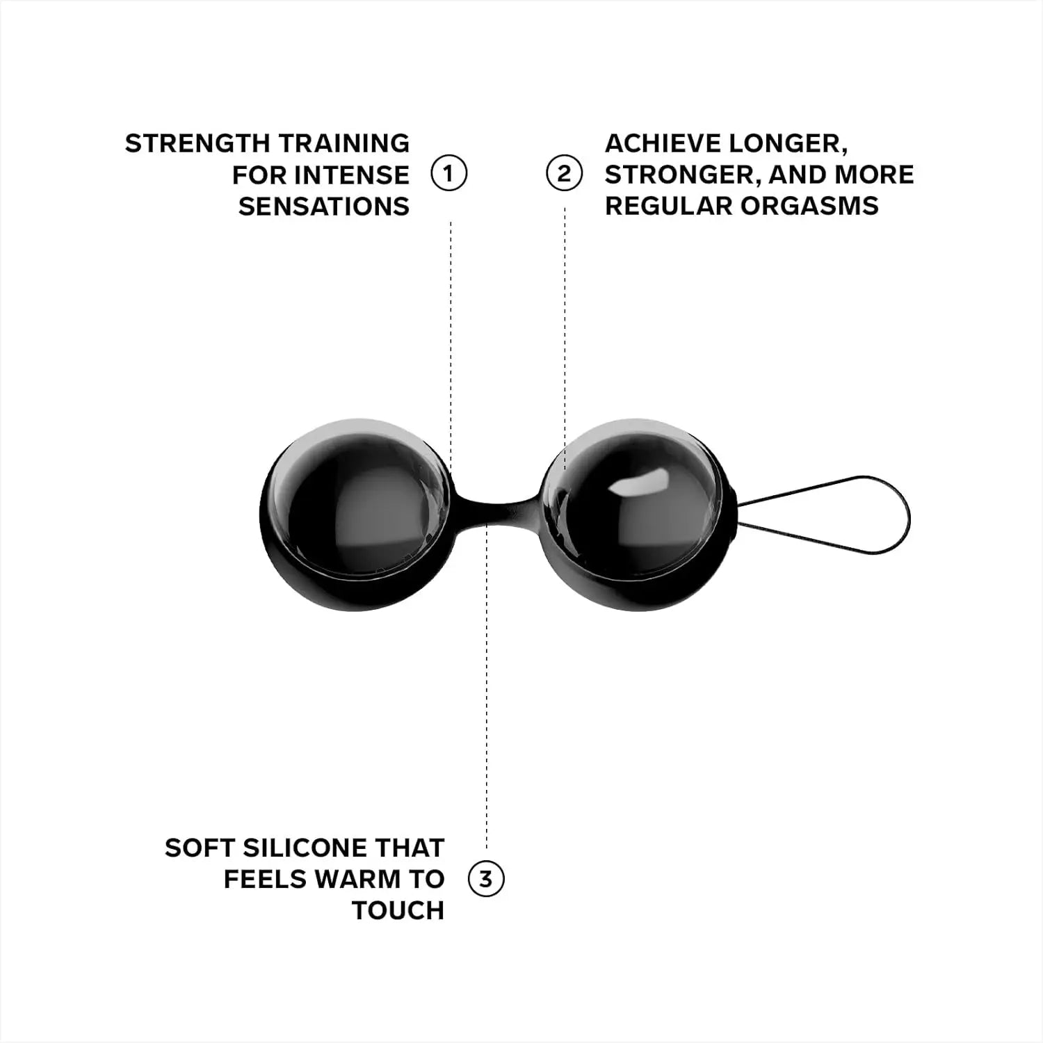 LELO Beads Noir Stronger Orgasm Pelvic Floor Kegel Exercise  Kegel Exercise