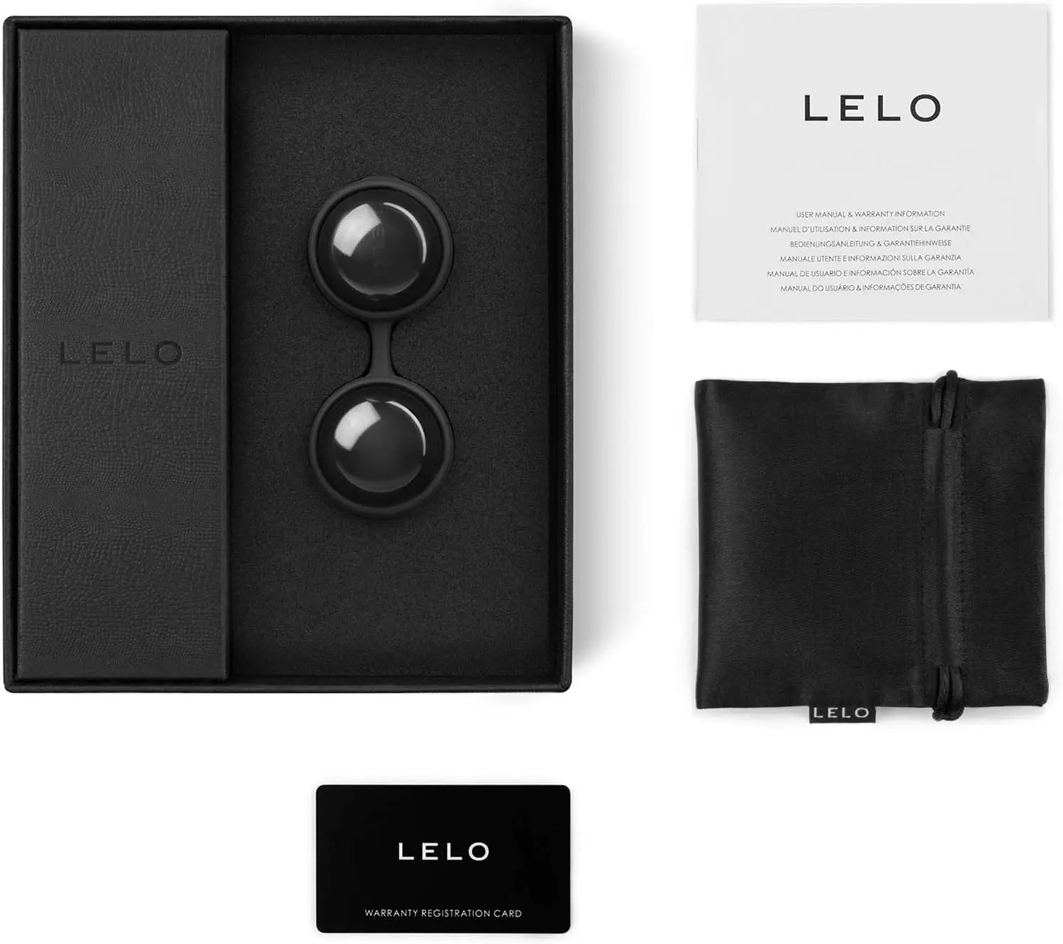 LELO Beads Noir Stronger Orgasm Pelvic Floor Kegel Exercise  Kegel Exercise