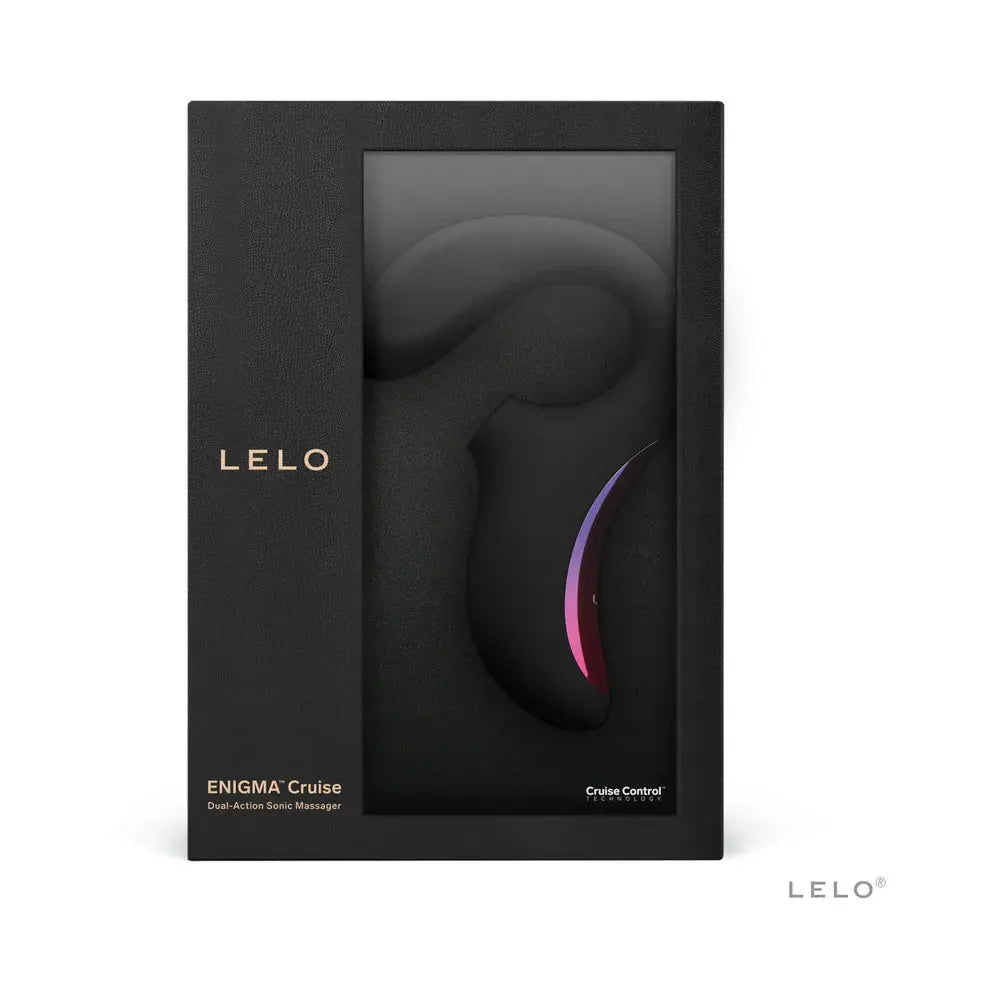 LELO ENIGMA CRUISE Suction Dual Vibrator Sex Toy Black  G-Spot Vibrator