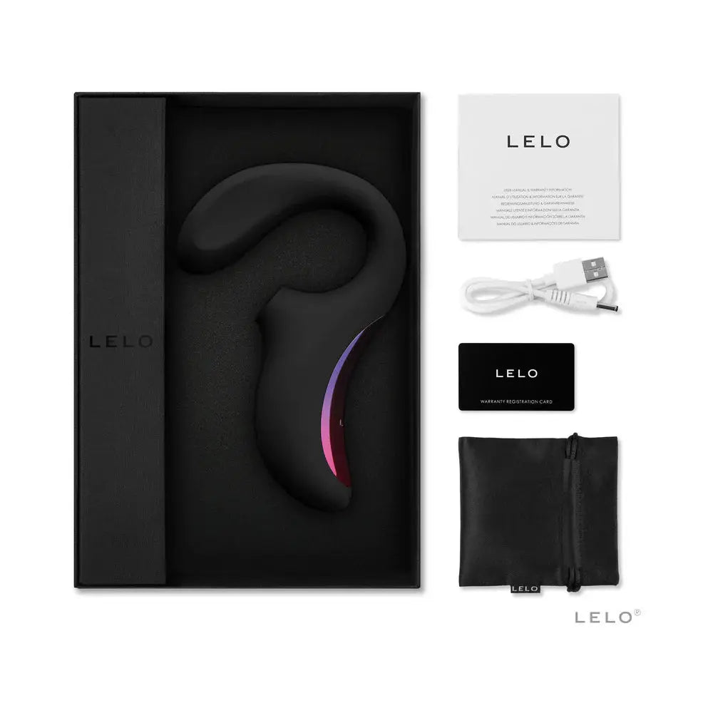 LELO ENIGMA CRUISE Suction Dual Vibrator Sex Toy Black  G-Spot Vibrator