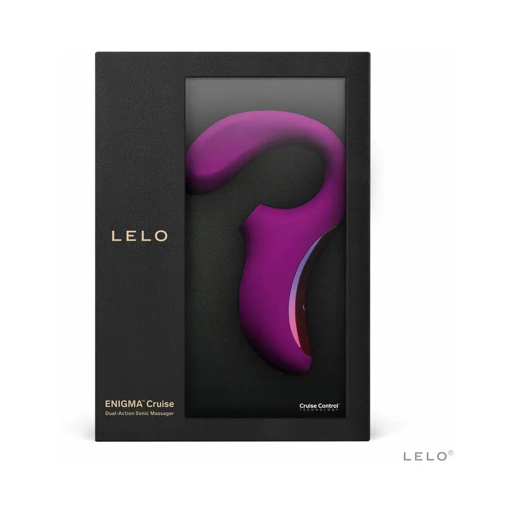 LELO ENIGMA CRUISE Suction Dual Vibrator Sex Toy Deep Rose  G-Spot Vibrator