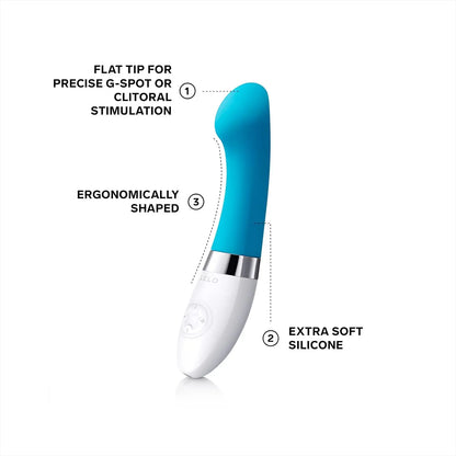 LELO Gigi 2 G-spot Vibrator Sex Toy Turquoise Blue  G-Spot Vibrator