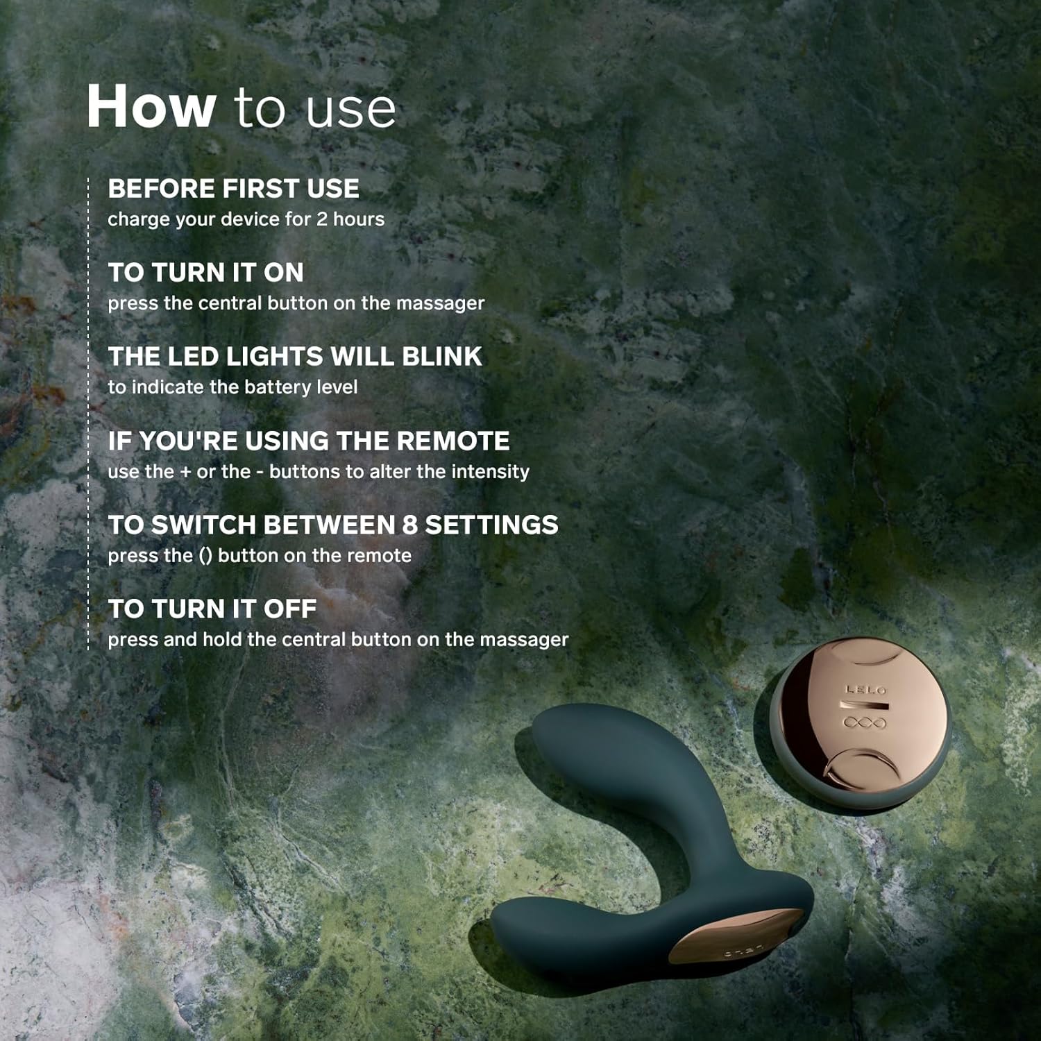 LELO Hugo 2 Remote Controlled Prostate Massager Anal Sex Toy for Men  Prostate Play