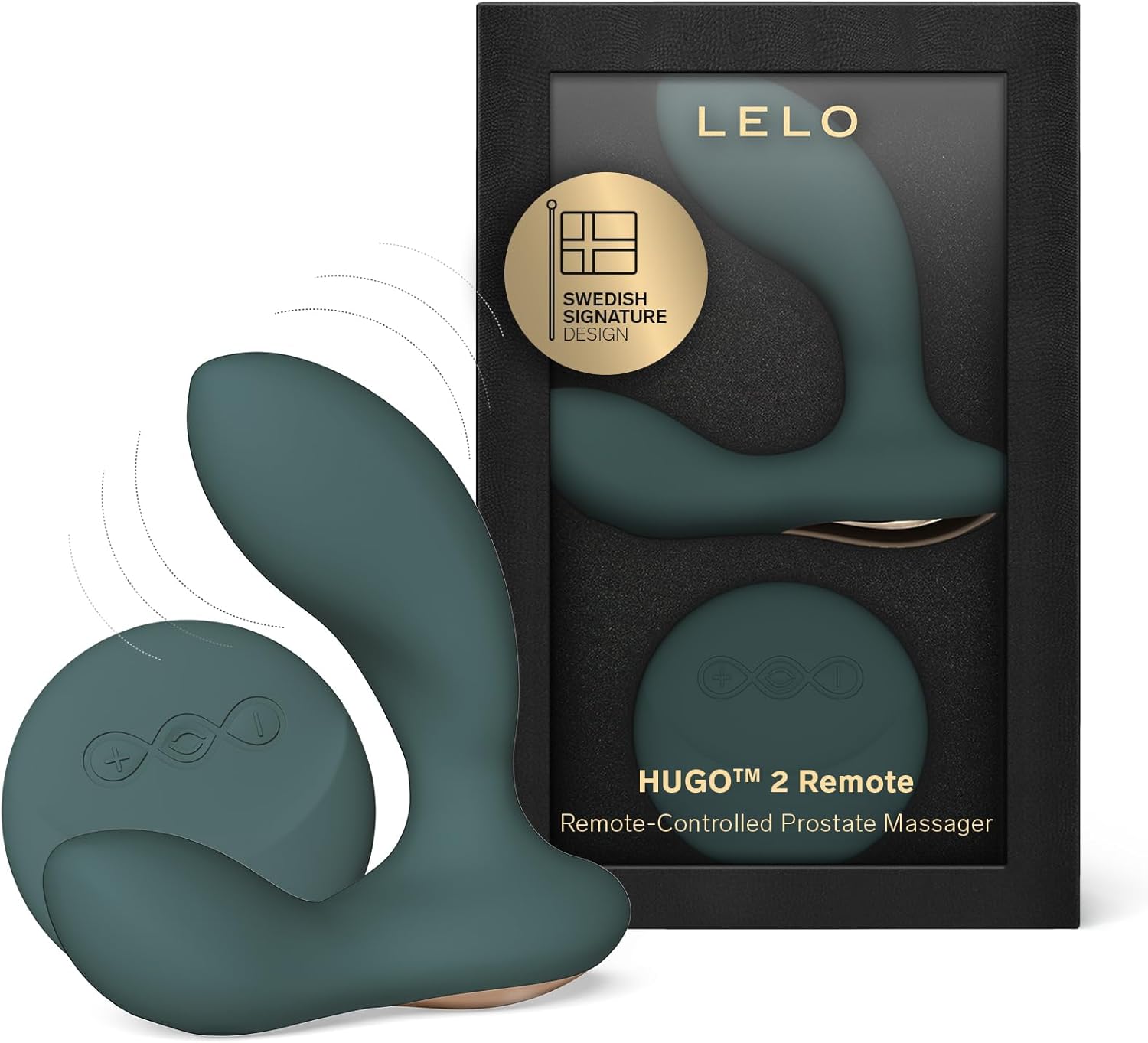 LELO Hugo 2 Remote Controlled Prostate Massager Anal Sex Toy for Men  Prostate Play