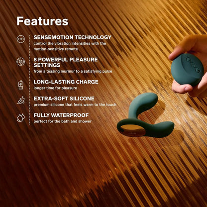 LELO Hugo 2 Remote Controlled Prostate Massager Anal Sex Toy for Men  Vibrating Anal Sex Toy