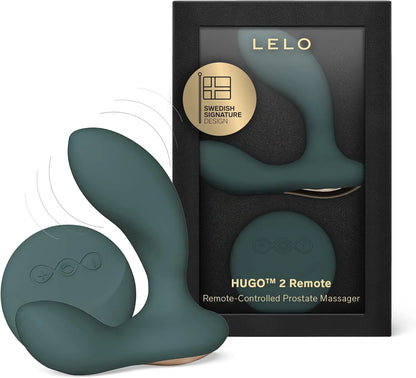 LELO Hugo 2 Remote Controlled Prostate Massager Anal Sex Toy for Men  Vibrating Anal Sex Toy