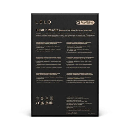 LELO Hugo 2 Remote Controlled Prostate Massager Anal Sex Toy for Men  Vibrating Anal Sex Toy