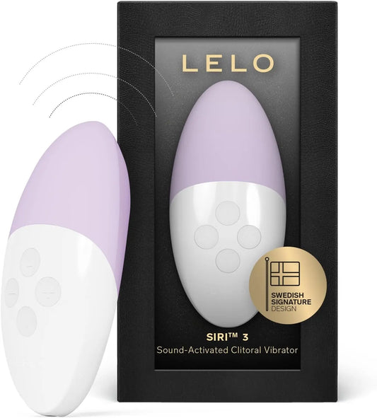 LELO SIRI 3 Calm Lavender Sound Activated Vibrator Sex Toy  Vibrators