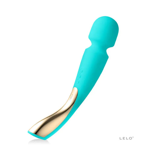 LELO Smart Wand 2 Large Aqua Waterproof Wand Vibrator  Wand Vibrator